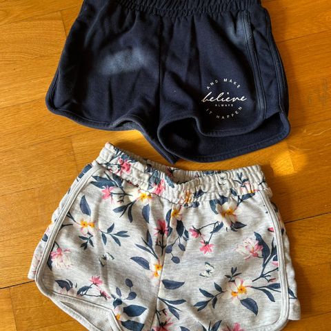 Shorts jente str. 140