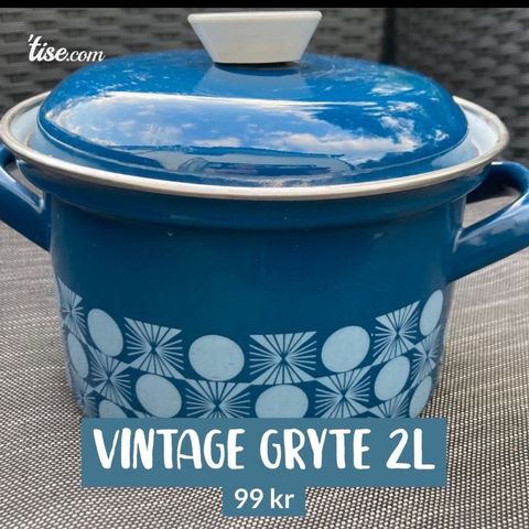 Vintage gryte 2 liter