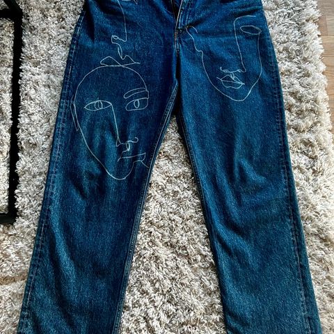 Monkl baggie jeans str. 30-32 unisex