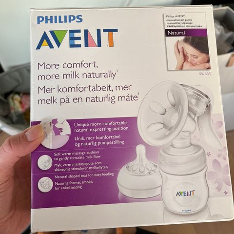 Philips avent brystpumpe og sterilisator til mikro