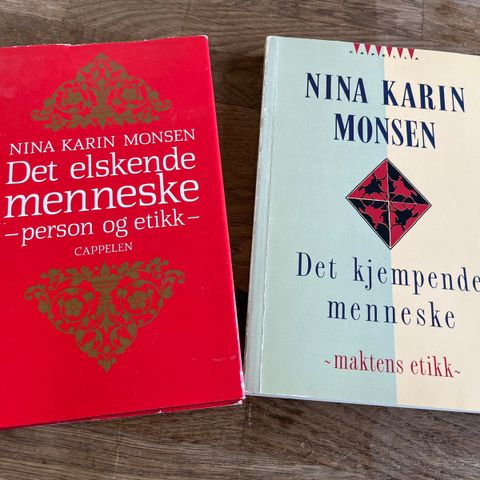 To bøker av Nina Karin Monsen