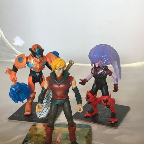 He-Man, tre figurer selges samlet