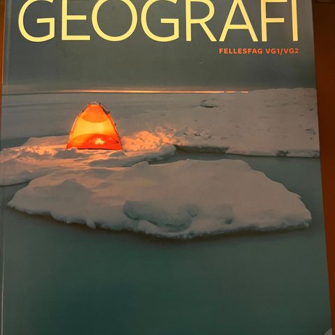Skolebok Geografi VG1/VG2