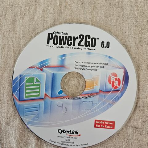 Cyberlink power2go 6.0- brenneprogram