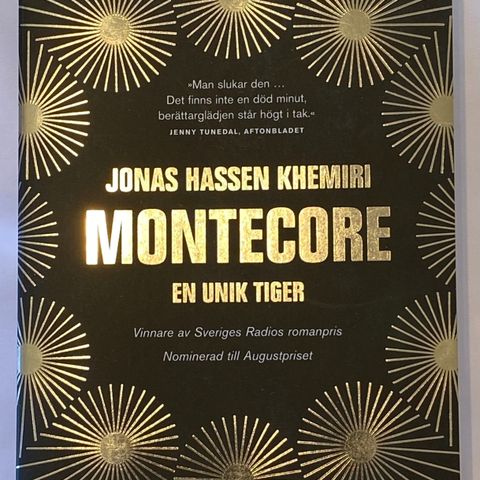 Bok Montecore en unik tiger  Jonas Hassen Khemiri