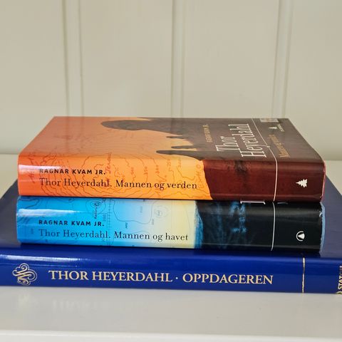 3 bøker om Thor Heyerdahl