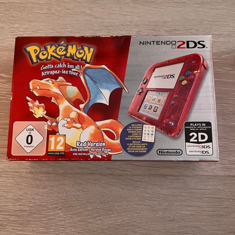 Limited Edition Nintendo 2DS Pokemon red