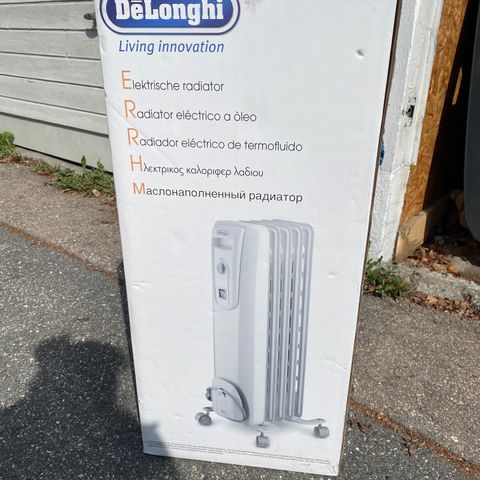 Uåpnet Delonghi radiator