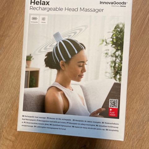 Hodemassasje apparat, Helax, rechargeable head massager