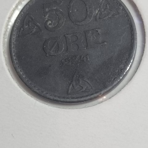 50 ØRE 1941  ZINK