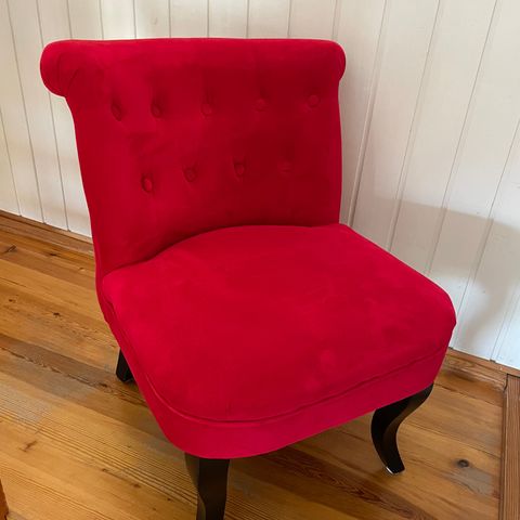 Lav stol rød