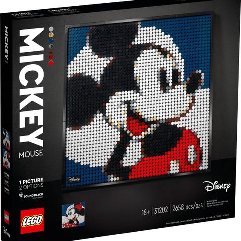 Ønsker kjøpe 2x  LEGO Art Mickey Mouse 31202