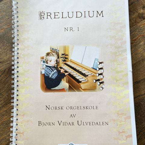 Preludium orgel notebok Nr. 1