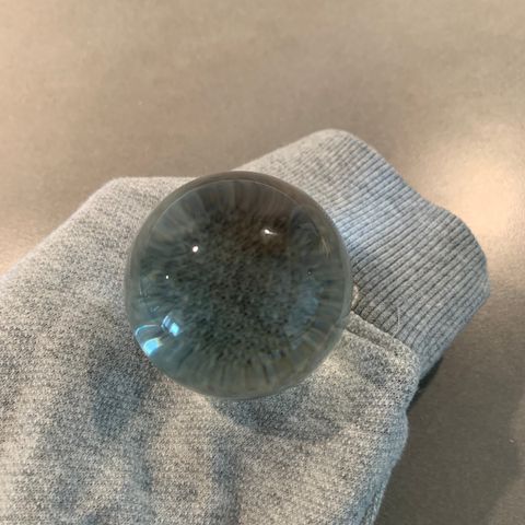 Clear quartz krystall kule