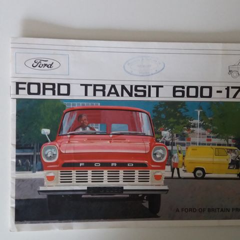 Ford TRANSIT 600-1750 -brosjyre.