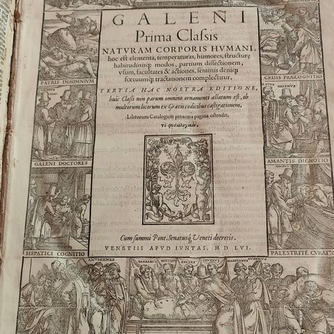 Galeni Prima classis naturam corporis humani (1556 - Vesalius)