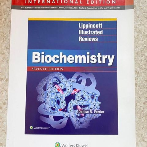 Biochemistry, Lippincott, sements edition