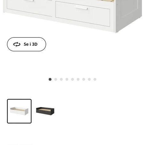 Ikea Brimnes seng / dagseng 80x200