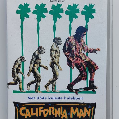 "CALIFORNIA MAN" på VHS (1992)