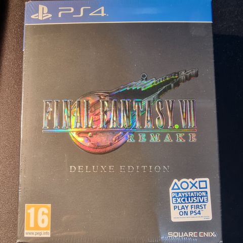 Final Fantasy 7 Remake Deluxe Edition (Big Box) Playstation 4 (Nytt)