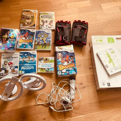 Nintendo wii, stor pakke med masse utstyr. NYPRIS