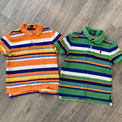 Polo Ralph lauren pique Str 4  ( 2 stk) selges billig