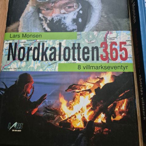 5 stk Lars Monsen bøker