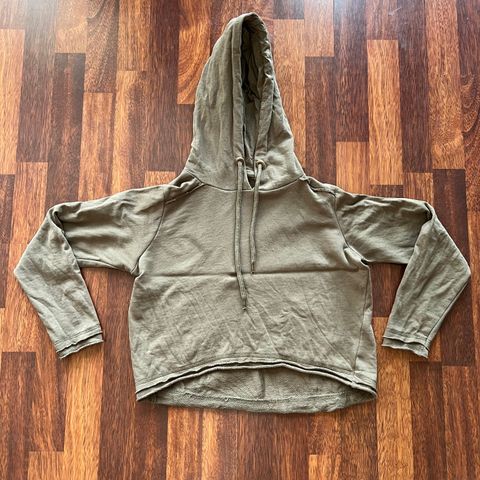 Urban classics hoodie cropped terry størrelse XS