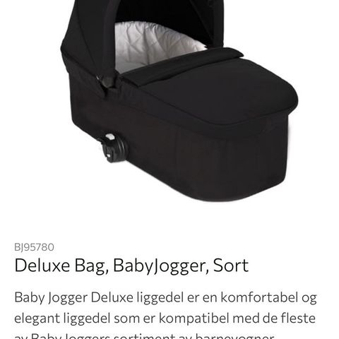 BabyJogger Deluxe Bagdel HELT NY