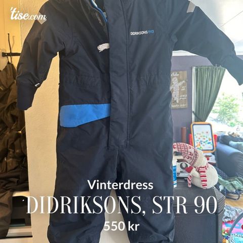 Didriksons, vinterdress str 90