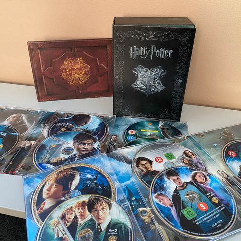 Harry potter samleboks på blu ray