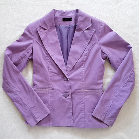 Lavendel lilla blazer, jakke fra Vero Moda. Str 38.