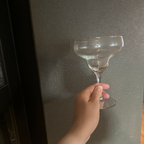 Cocktail glass.