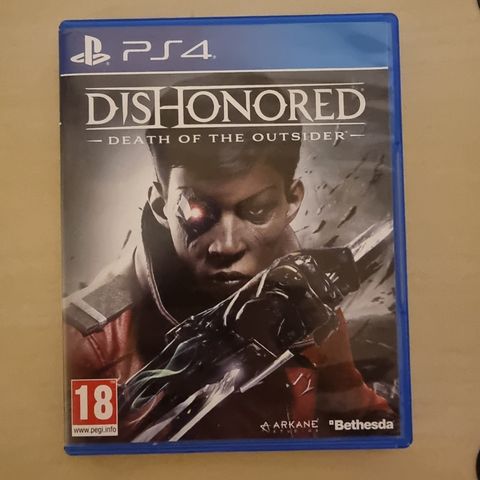 Dishonored Death of the outsider PS4/PS5