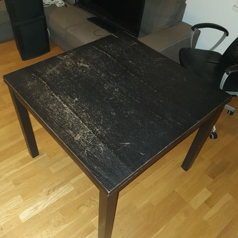 Black vintage family table