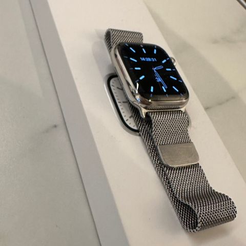 Apple Watch Series 7 41mm 4G Silver Stainless Steel