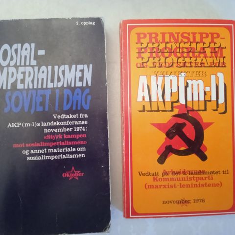 AKP-bøker (1976): Sosial-imperialismen + prinspprogram