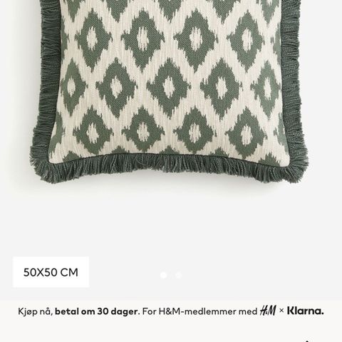 H&M Home putetrekk NY