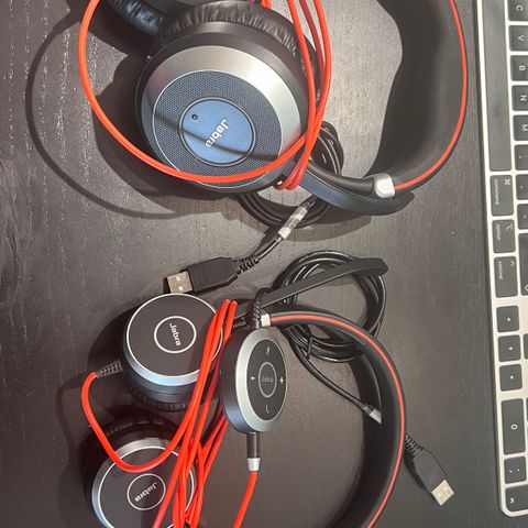 Jabra Evolve 80 UC Stereo og Jabra Evolve 40 MS stereo