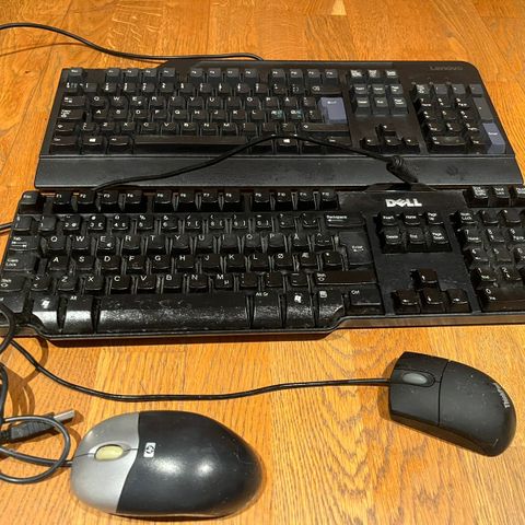 pc tastatur og mus