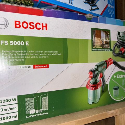 NY malingsprøytepistol Bosch PSF 5000 E.