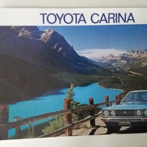 Toyota CARINA -brosjyre. ( NORSK )