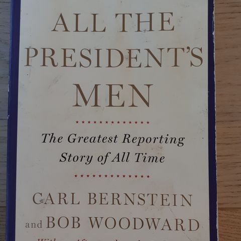 All the President's Men - av Carl Bernstein og Bob Woodward (Stort utvalg)