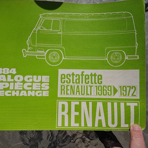 Renault  estafette delekatalog.