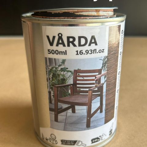 Ønskes kjøpt: Brun IKEA Vårda-beis