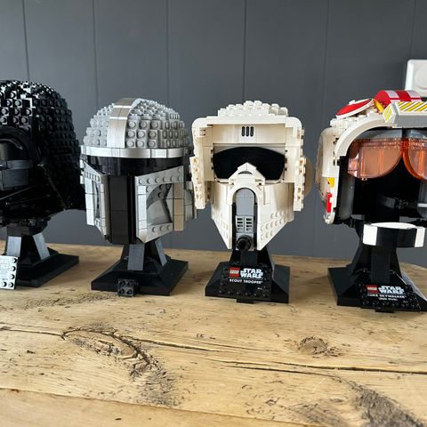 Lego helmet, Luke Skywalker™ (Red Five), Scout trooper