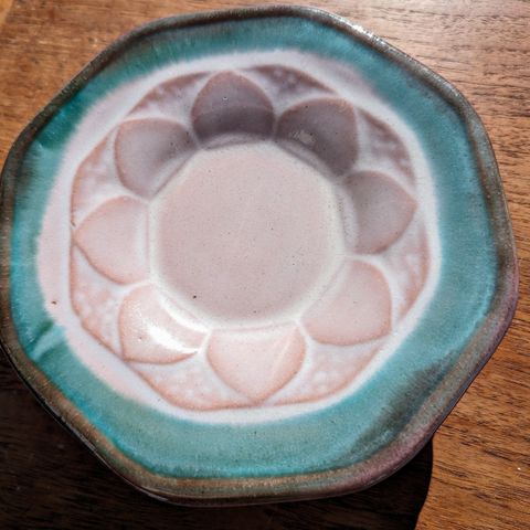 Keramikkfat i RETRO stil fra Gann graveren (18 cm Ø)