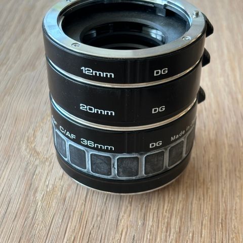 Extension Tube-sett (for makrofotografering) - Canon