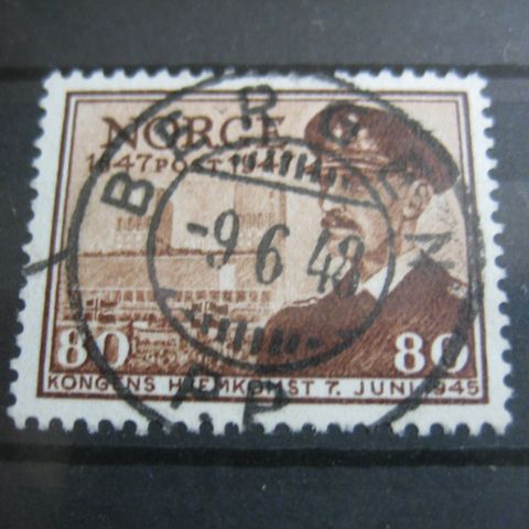 NK 369 lux stemplet Bergen 1948