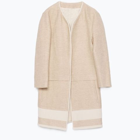 Beige kåpe fra Zara